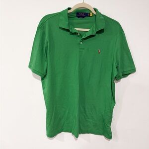Polo by Ralph Lauren Men’s Green Collar Top Size Medium